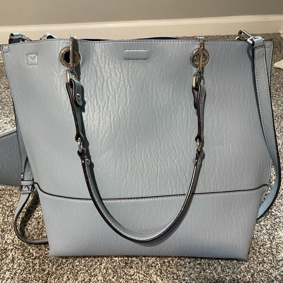 Calvin Klein Twilight Blue Sonoma Reversible Tote - Picture 8 of 9